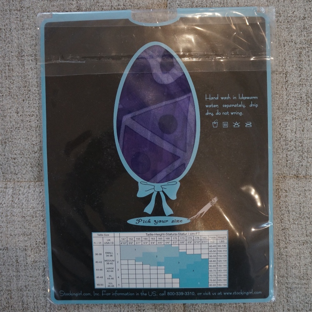 Stocking Girl - Sheer Printed Stockings